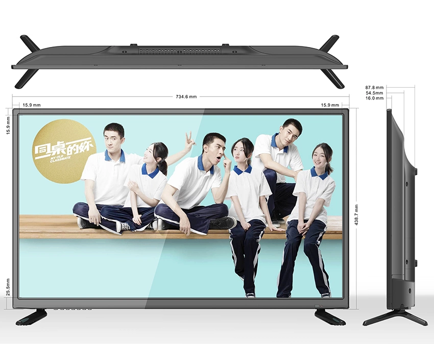 55 Inch Smart LED TV UHD Grade a Panel Android9.0 OEM Factory Wholesale Price