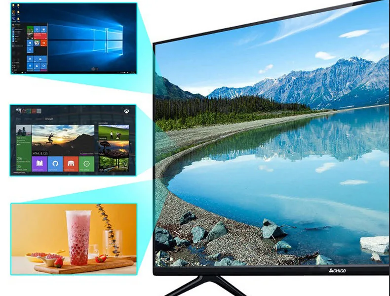 Factory Wholesale Price OEM 42 43 Inch LED TV 2K FHD Smart TV Television