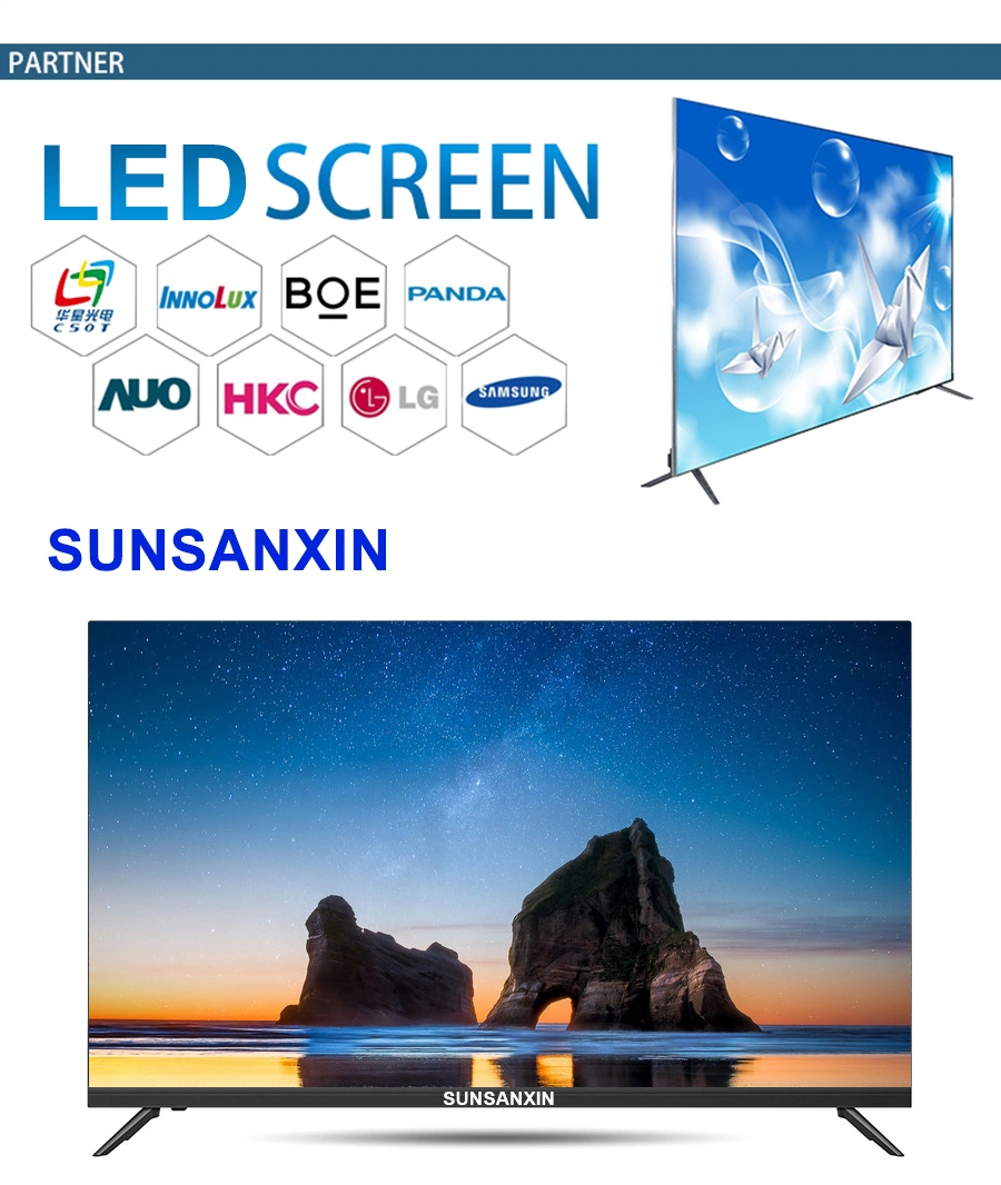 32 40 43 50 55 60inch China Smart Android LCD LED TV 4K UHD Factory Cheap Flat Screen Television HD LCD LED Best Smart TV