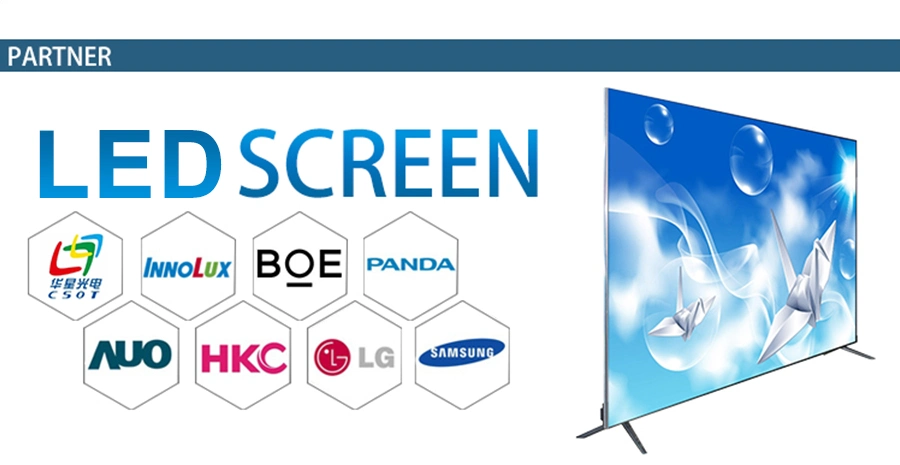 on Line Spring Festival OEM UHD Screen 4K LED Television Smart TV