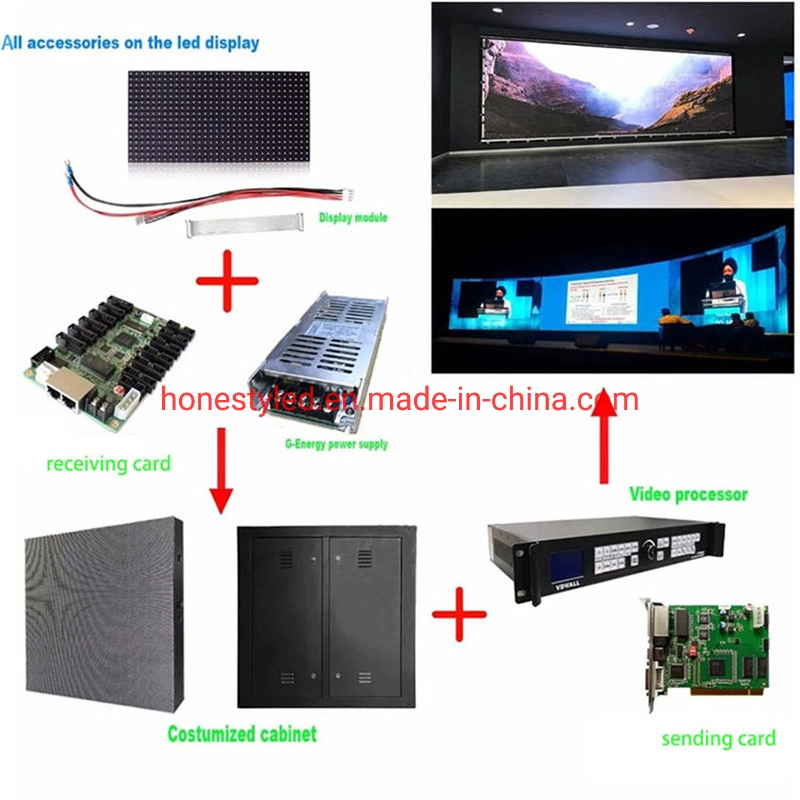 New Technology Hot Selling LED Video Wall Die Casting Aluminum Cabinet LED Display SMD HD P3 P4 P5 Outdoor LED TV for Events