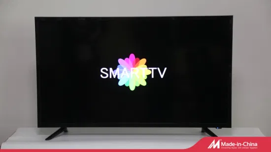 China TV Manufacturer Custom 24 32 43 55 65 70 75 85 100 Inch Flat Screen LCD LED TV Smart Android TV Television